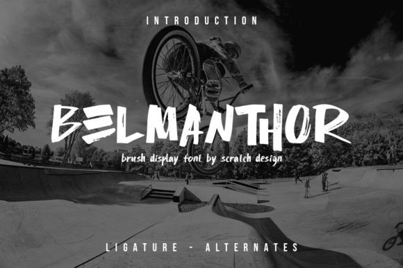 Belmanthor: A Bold Urban Display Font for Digital Branding