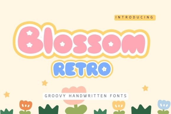 Blossom Retro: A Playful Serif Display Font for Editorial Charm