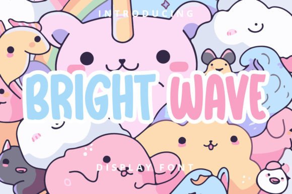 Bright Wave: A Playful Display Font That Lifts Your Brand