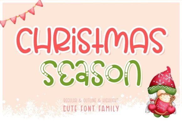 Christmas Season Font: A Festive Touch for Every Craft Project