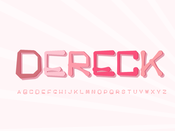 Dereck Display Font for Handmade Creators