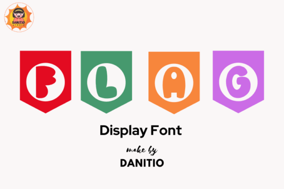 Flag: A Playful Display Font for Digital Brand Moments