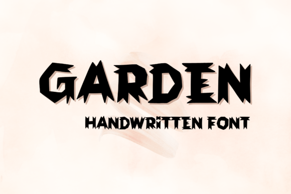Garden Handwritten Font for Warm, Authentic Product Design