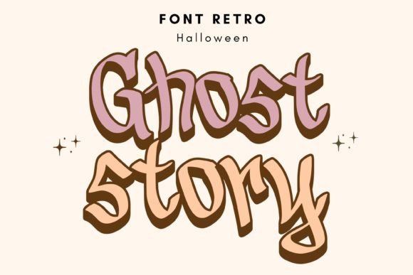 Ghost Story: A Playful Display Font for Handmade Creators