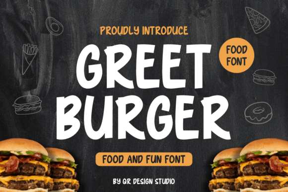 Greet Burger: A Display Font for Vibrant Digital Design