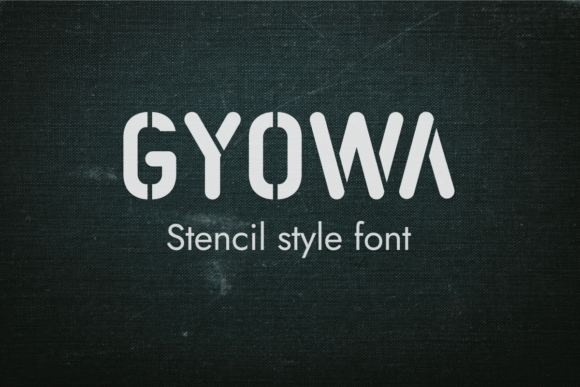 Gyowa: A Display Font That Earns Its Space