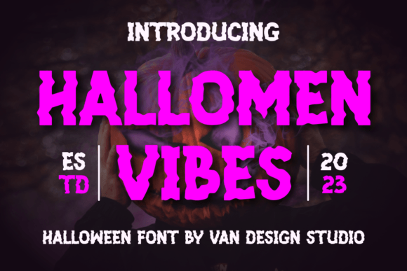 Hallomen Vibes: A Display Font That Elevates Digital Branding