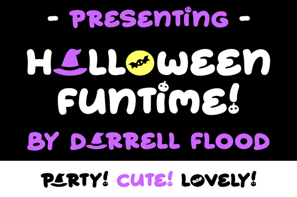 Halloween Funtime: A Playful Display Font for Editorial Halloween Design