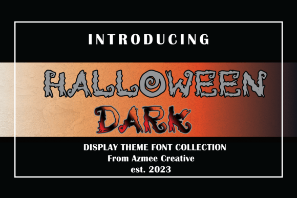 Halloweendark: A Display Font That Makes Your Headlines Instantly Recognizable