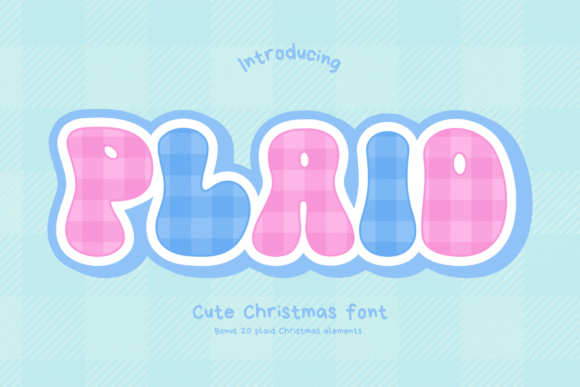Plaid: A Festive Display Font That Delivers Holiday Warmth