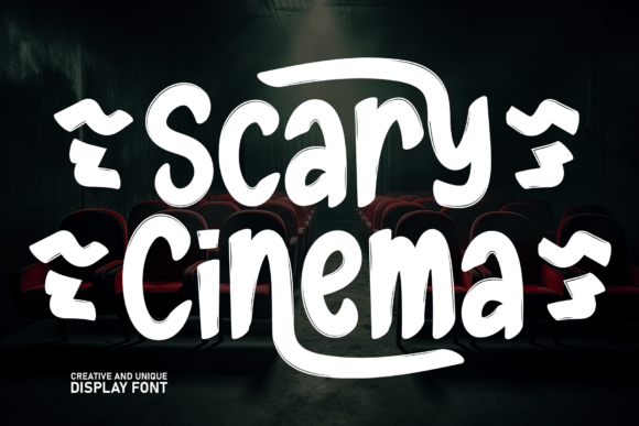 Scary Cinema: A Friendly Display Font for Small Business Branding
