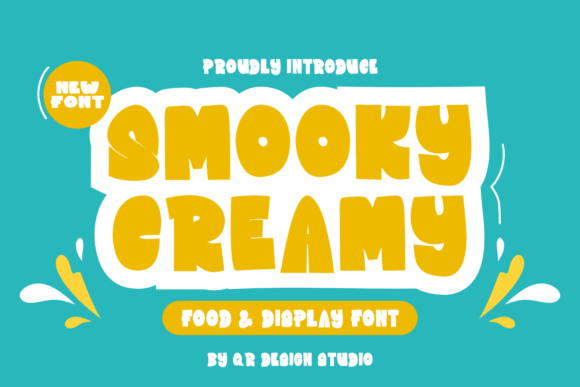 Smooky Creamy: A Friendly Display Font for Warm Brand Identities