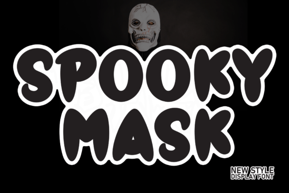 Spooky Mask: A Friendly Display Font for Small Business Branding