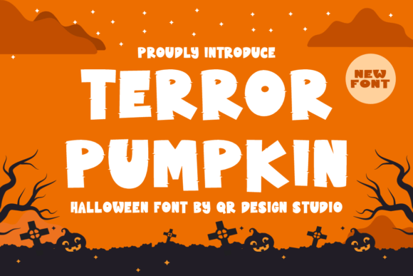 Terror Pumpkin: A Bold, All-Caps Display Font That Delivers