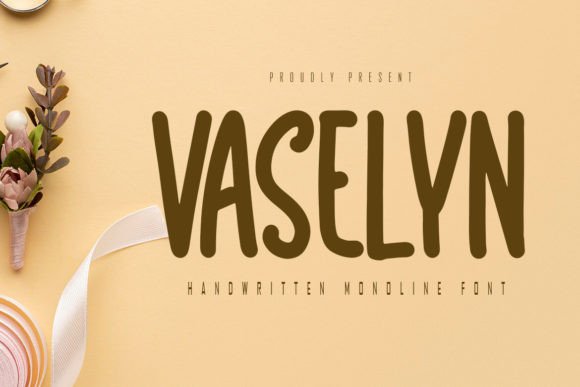 Vaselyn: A Confident Handwritten Display Font for Digital Brands