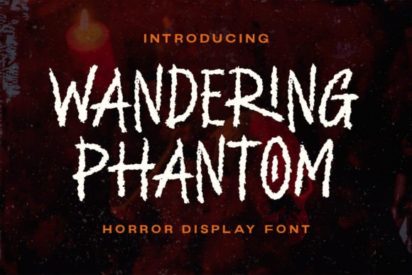 Wandering Phantom: A Display Font That Breathes Atmosphere Into Your Pages