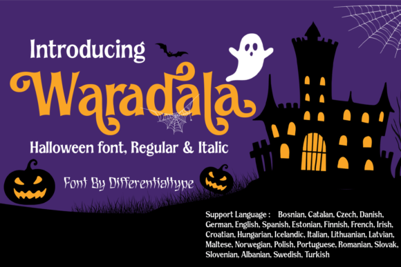 Waradala: A Spooky Display Font That Delivers